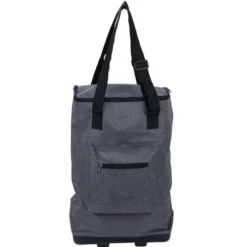 Sac de courses 30L pliable avec 2 roues - L33xl20xH92cm