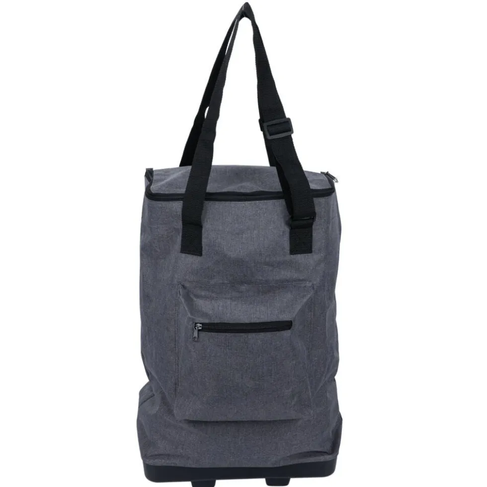 Sac de courses 30L pliable avec 2 roues - L33xl20xH92cm