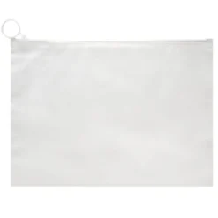 Sac de rangement waterproof x5 plastique zippé blanc transparent 18x25cm