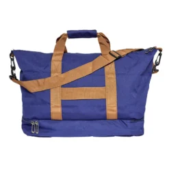 Sac de sport mixte 44x24xH35cm - 2 modèles noir ou bleu marine