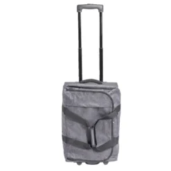 Sac de voyage cabine trolley à roulettes gris 33L