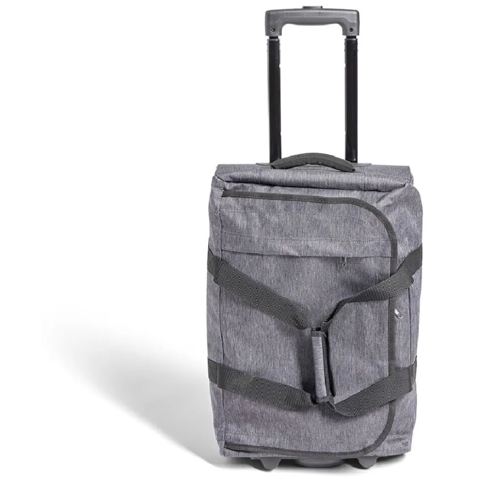 Sac de voyage cabine trolley à roulettes gris 33L