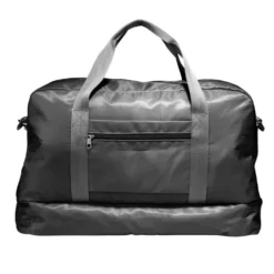 Sac de voyage polyester souple 49x25xH32cm (2 modèles noir ou bleu)