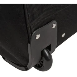 Sac de voyage trolley noir à roulettes