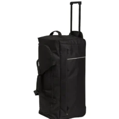 Sac de voyage trolley noir à roulettes
