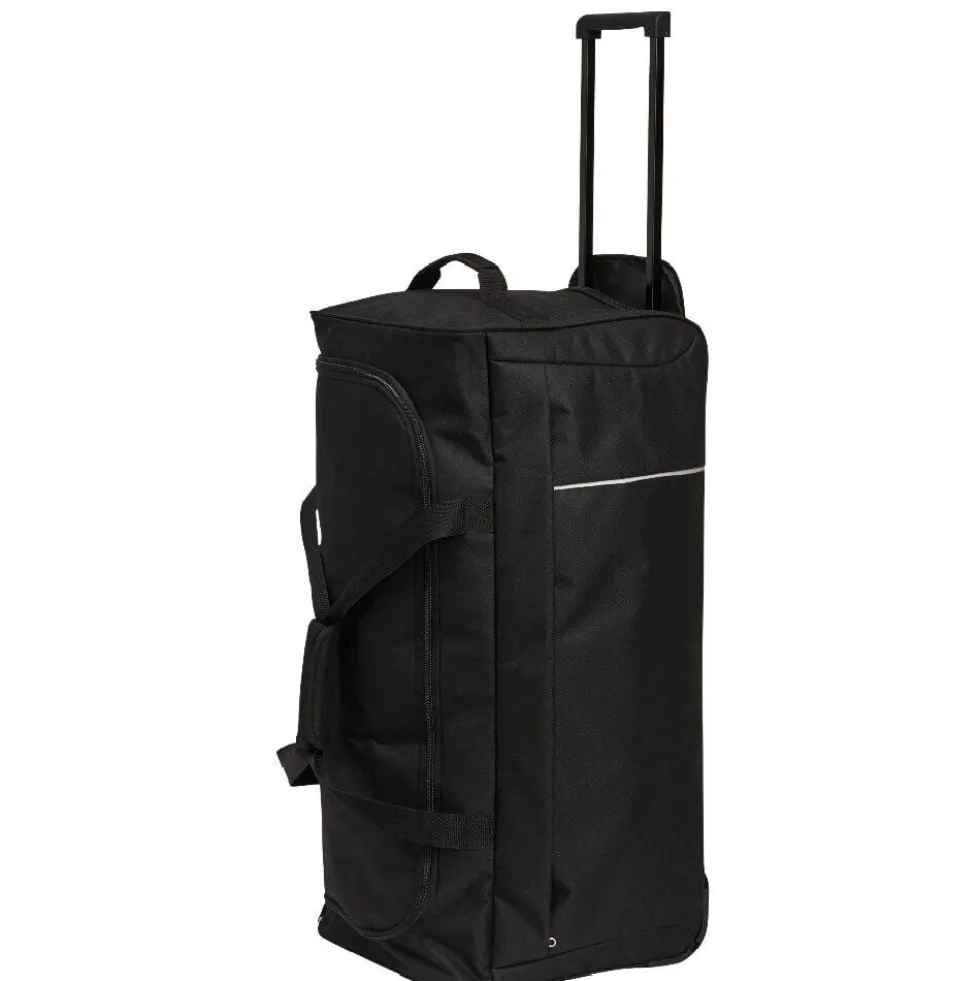 Sac de voyage trolley noir à roulettes