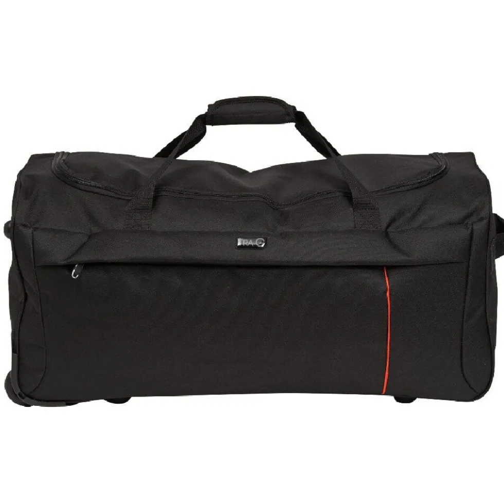 Sac de voyage trolley noir à roulettes