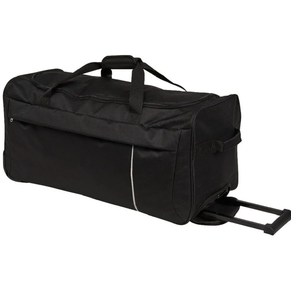 Sac de voyage trolley noir à roulettes
