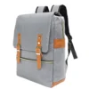 Sac à dos avec fermeture à sangles 30x13xH10cm - 2 modèles noir ou gris