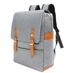 Sac à dos avec fermeture à sangles 30x13xH10cm - 2 modèles noir ou gris