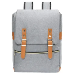Sac à dos avec fermeture à sangles 30x13xH10cm - 2 modèles noir ou gris