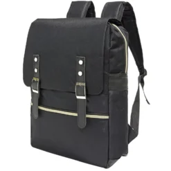 Sac à dos avec fermeture à sangles 30x13xH10cm - 2 modèles noir ou gris