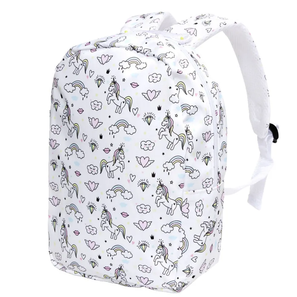 Sac à dos enfant animal H26cm - 2 modèles licorne ou dinosaure