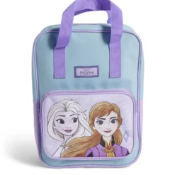 Sac à dos enfant Reine des Neiges 23x9xH31cm polyester violet