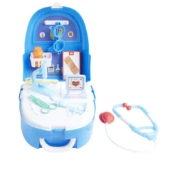 Sac à dos jouet enfant docteur 17 pièces