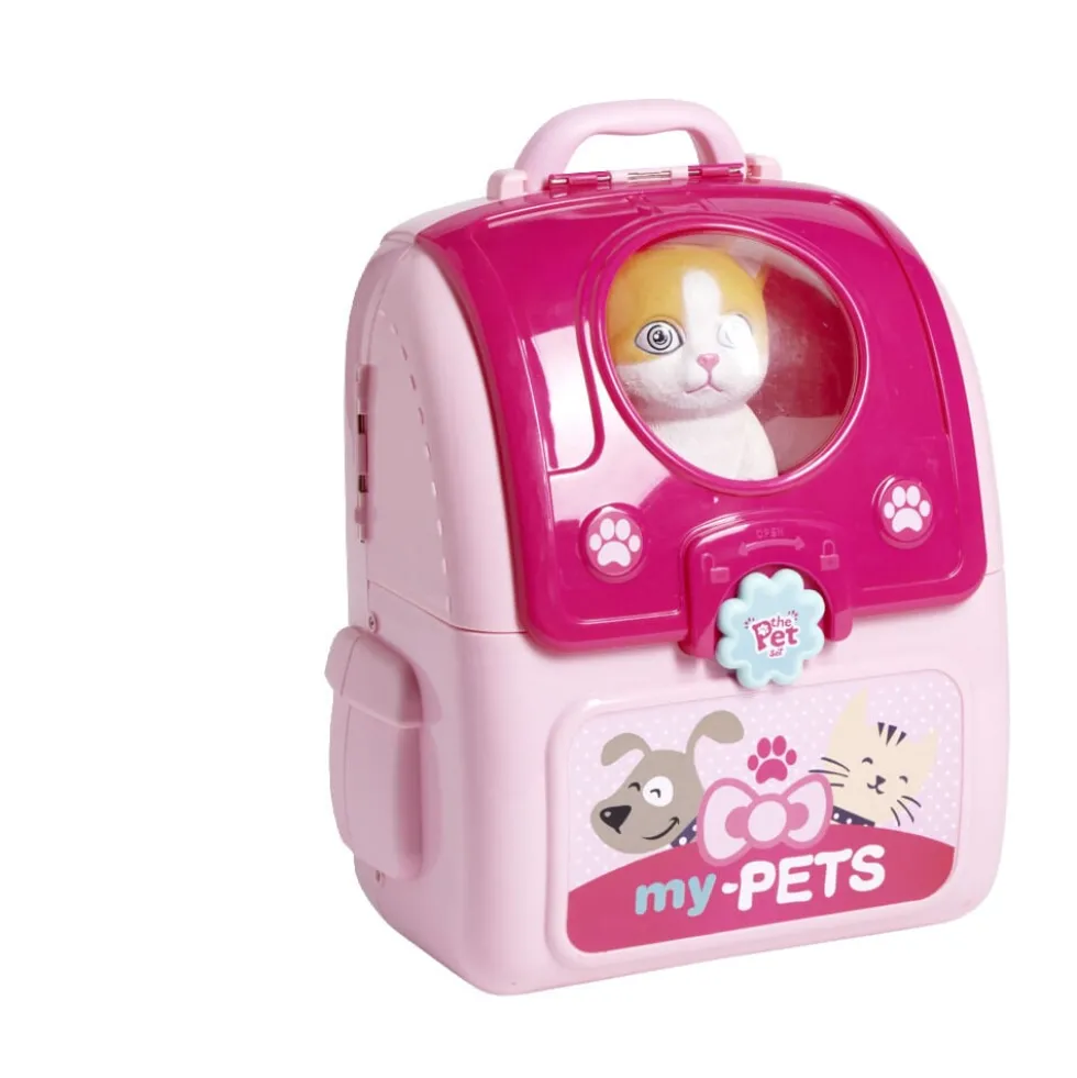 Sac à dos jouet toilettage chien ou chat 14 pièces