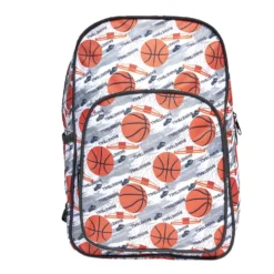 Sac à dos motif ballon de sport 22x15xH31cm - 2 modèles basket ou foot