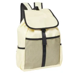 Sac à dos multipoches 28x13xH44cm (2 modèles jaune ou noir)