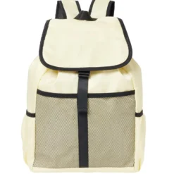 Sac à dos multipoches 28x13xH44cm (2 modèles jaune ou noir)