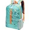 Sac à dos randonnée 20L polyester bleu et orange 27,5x12xH41cm