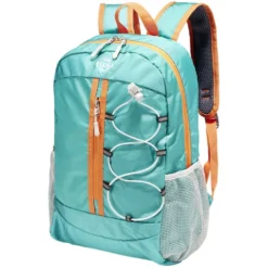 Sac à dos randonnée 20L polyester bleu et orange 27,5x12xH41cm