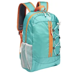 Sac à dos randonnée 20L polyester bleu et orange 27,5x12xH41cm