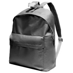 Sac à dos uni 2 poches 28x10,5xH37cm - 2 modèles noir ou rose