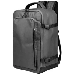 Sac à dos voyage 20L lowcost polyester gris L25xP20xH40cm
