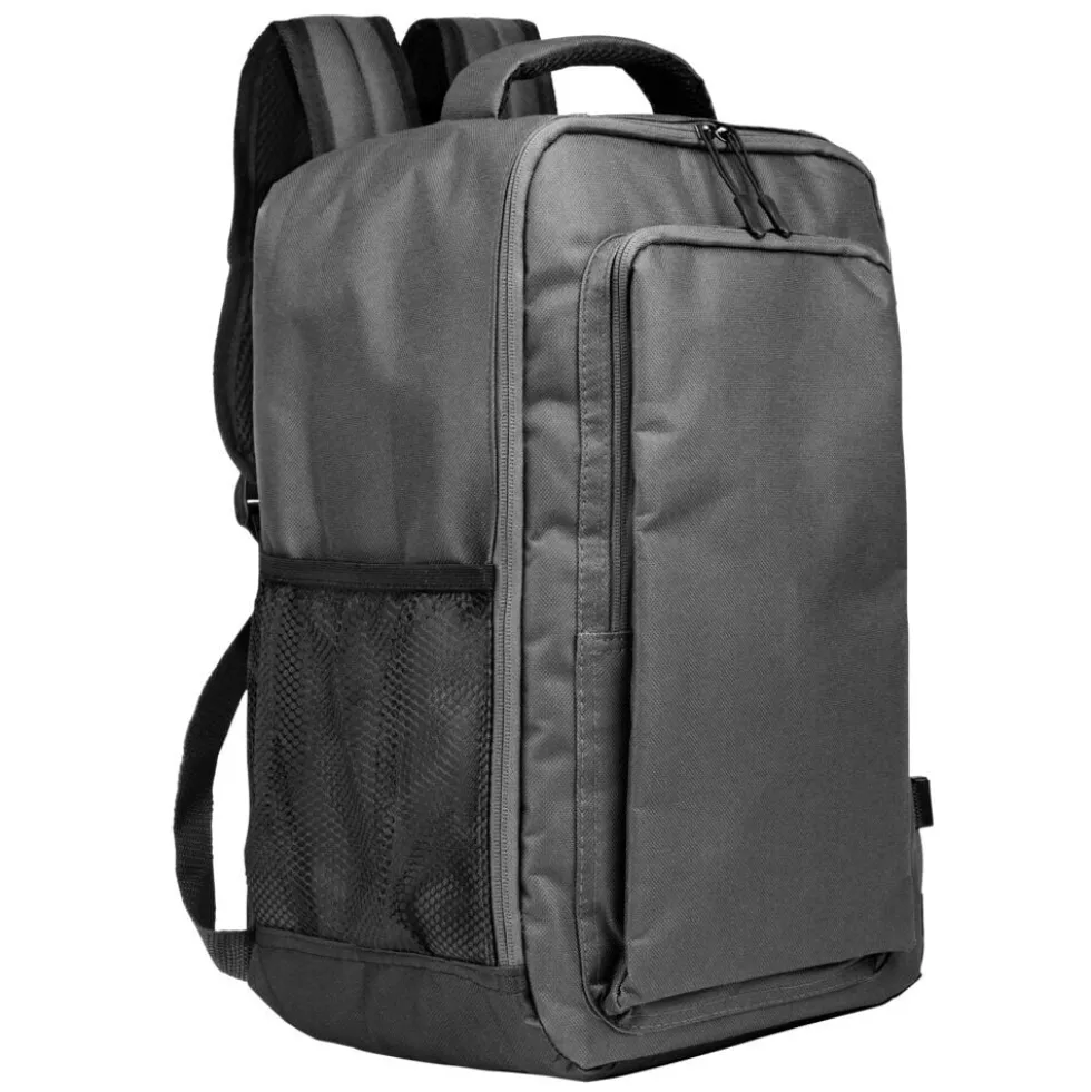 Sac à dos voyage 20L lowcost polyester gris L25xP20xH40cm