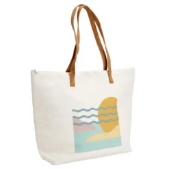 Sac isotherme fraîcheur aluminium 2 anses motif paysage 27L 53x53xH58cm