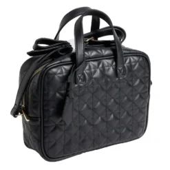Sac à main bandoulière noir grand format 25,5x8,5xH19cm