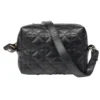 Sac à main bandoulière simili aspect capitonné 16x5,5xH11cm (3 modèles)