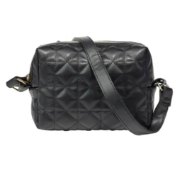 Sac à main bandoulière simili aspect capitonné 16x5,5xH11cm (3 modèles)