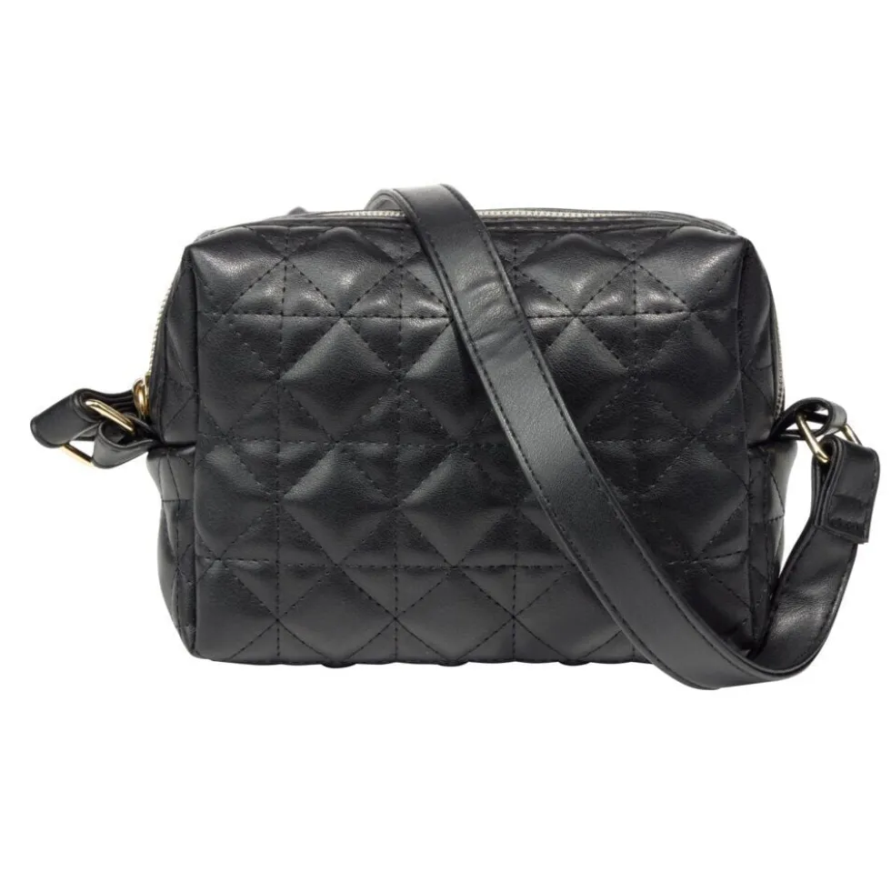 Sac à main bandoulière simili aspect capitonné 16x5,5xH11cm (3 modèles)