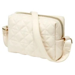 Sac à main bandoulière simili aspect capitonné 16x5,5xH11cm (3 modèles)