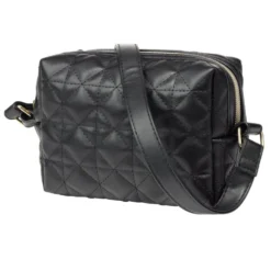 Sac à main bandoulière simili aspect capitonné 16x5,5xH11cm (3 modèles)