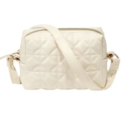 Sac à main bandoulière simili aspect capitonné 16x5,5xH11cm (3 modèles)