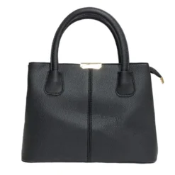 Sac à main simili petite anse et bandoulière amovible 30x13xH22cm - 3 modèles