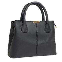 Sac à main simili petite anse et bandoulière amovible 30x13xH22cm - 3 modèles