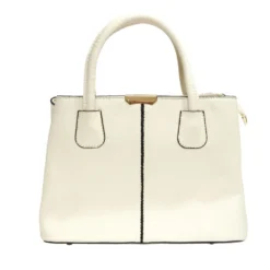 Sac à main simili petite anse et bandoulière amovible 30x13xH22cm - 3 modèles