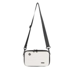 Sac à main valise avec bandoulière amovible noir 18x7xH11cm