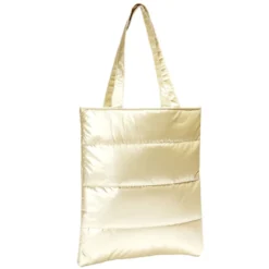 Sac matelassé design doudoune 34x39cm - 3 coloris