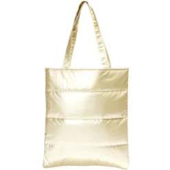 Sac matelassé design doudoune 34x39cm - 3 coloris