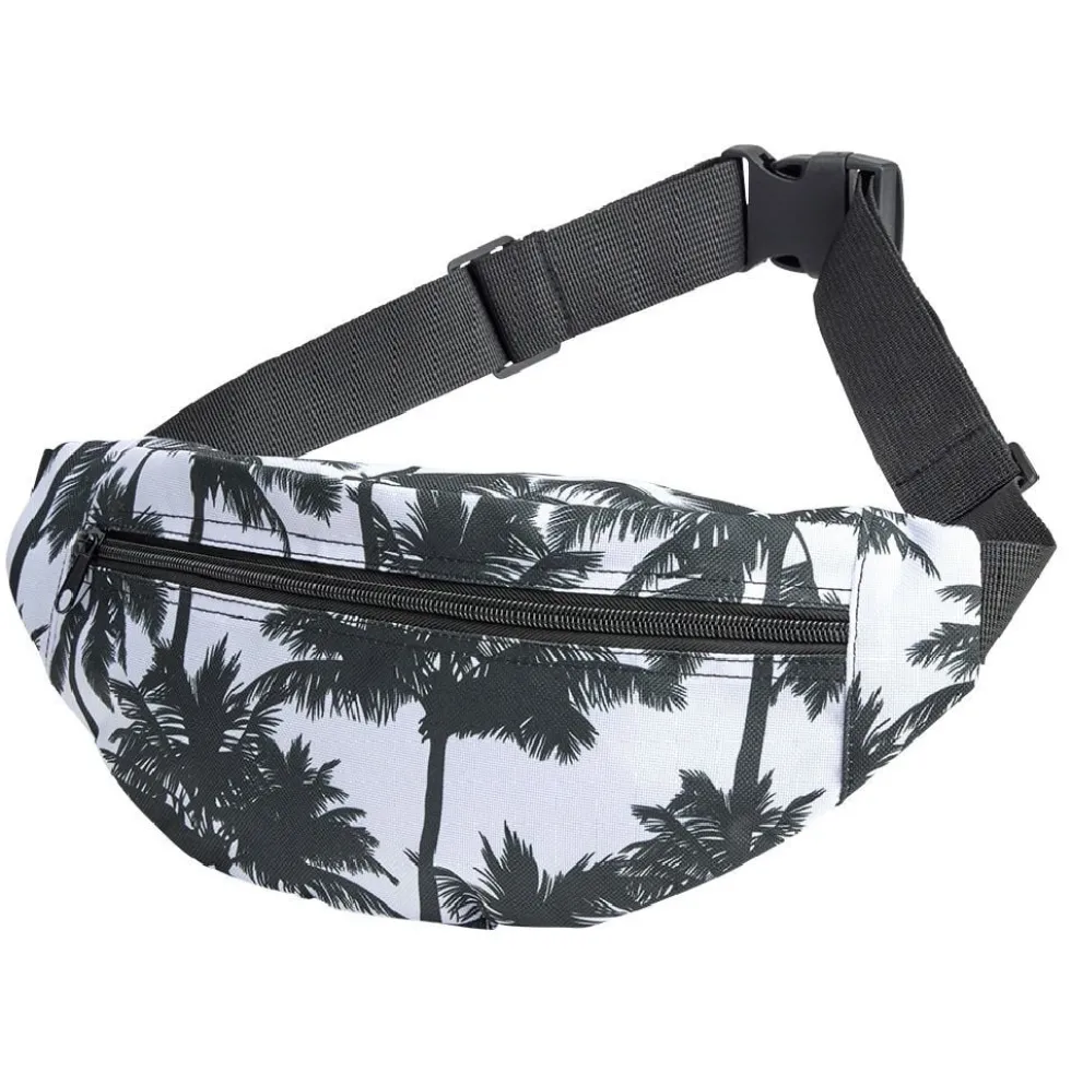 Sacoche banane polyester imprimé