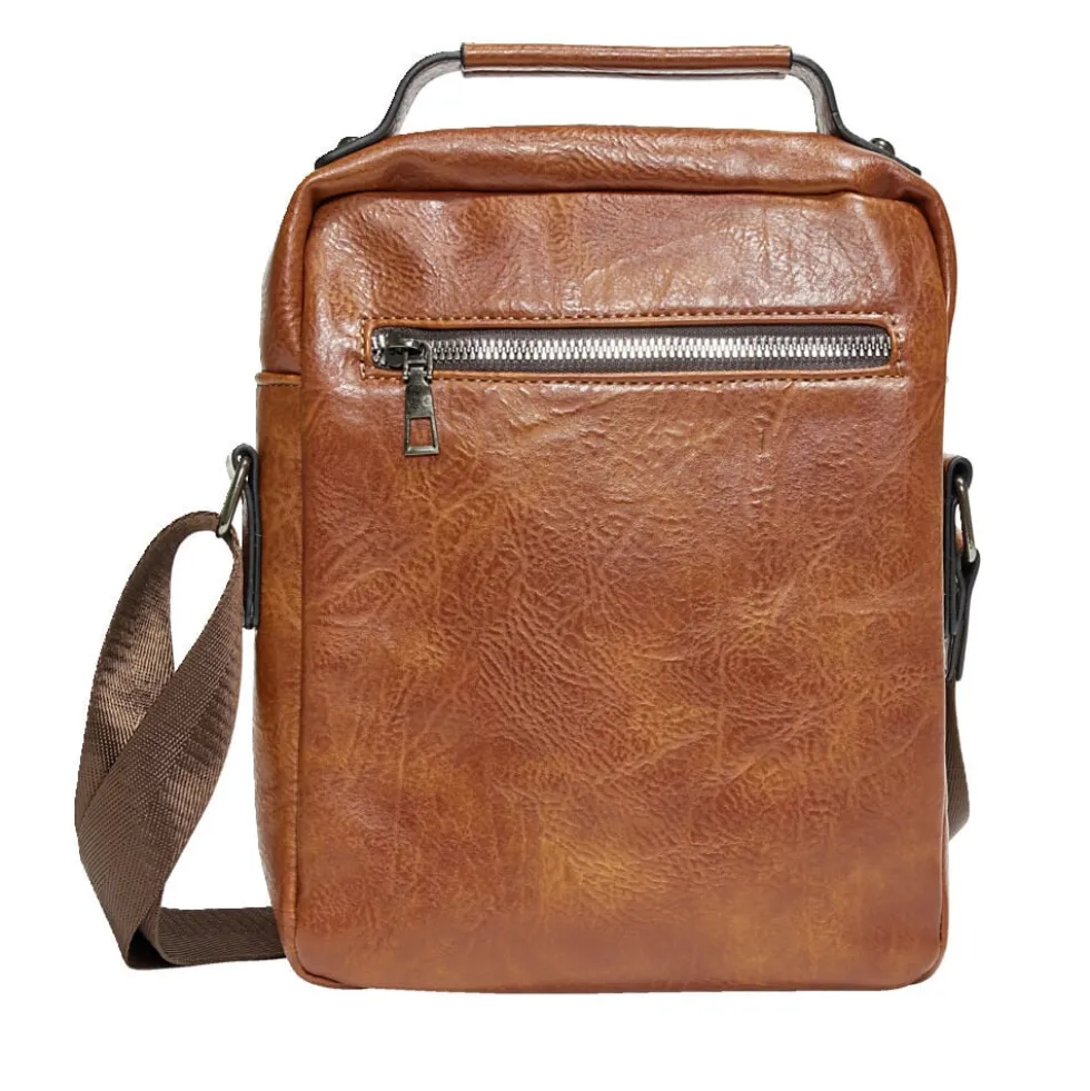 Sacoche homme simili avec bandoulière 23x8xH25cm - 3 modèles
