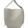 Sac shopping gris + poche
