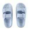 Sandales enfant 2 brides plastique bleu 32/33