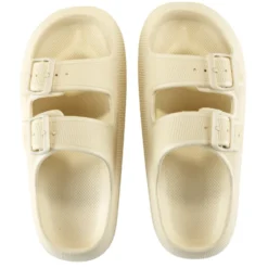 Sandales unisex 2 brides plastique beige 36/37
