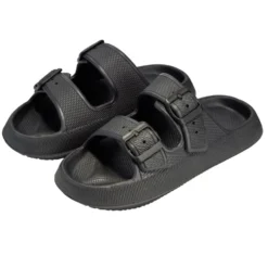 Sandales unisex 2 brides plastique noir 36/37