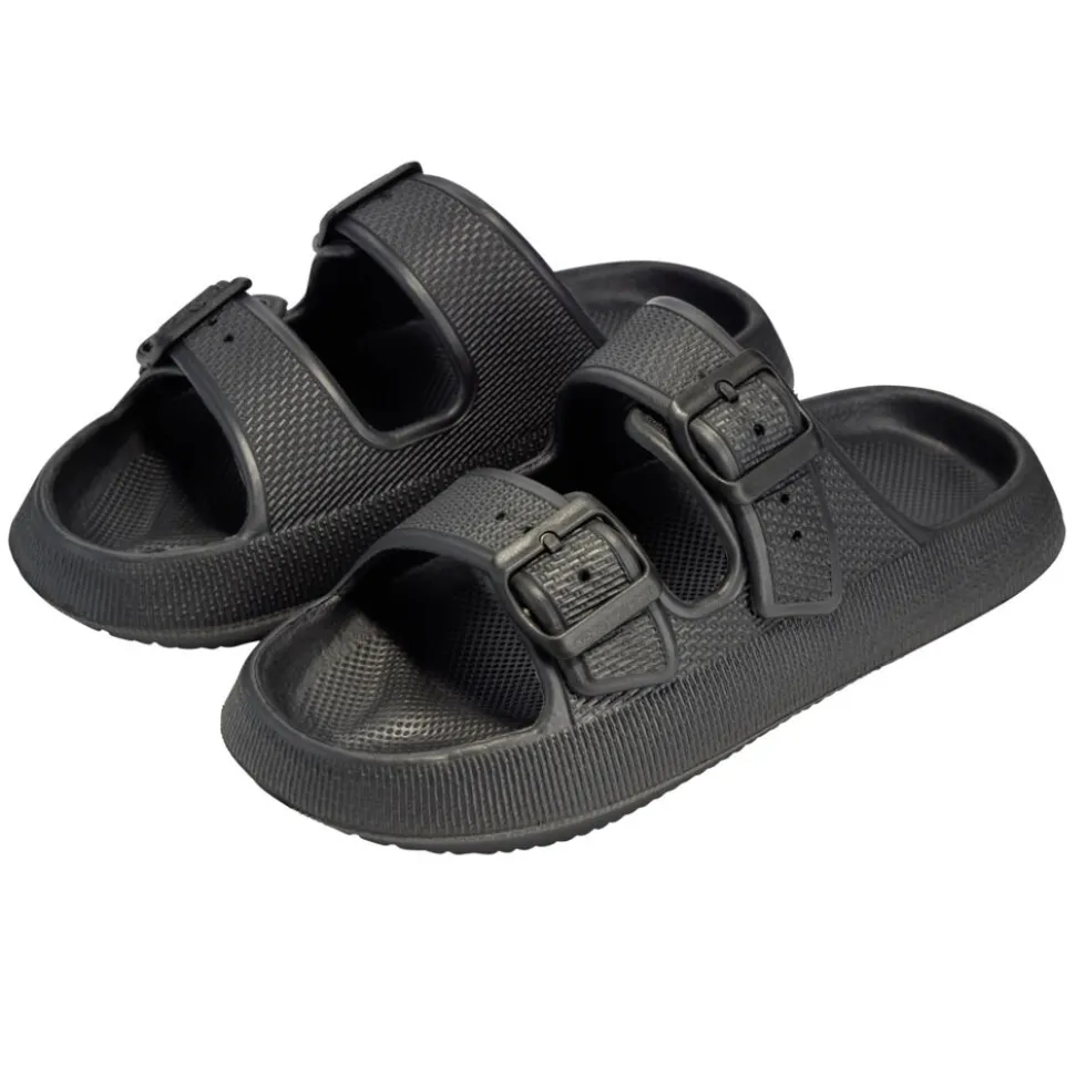Sandales unisex 2 brides plastique noir 36/37